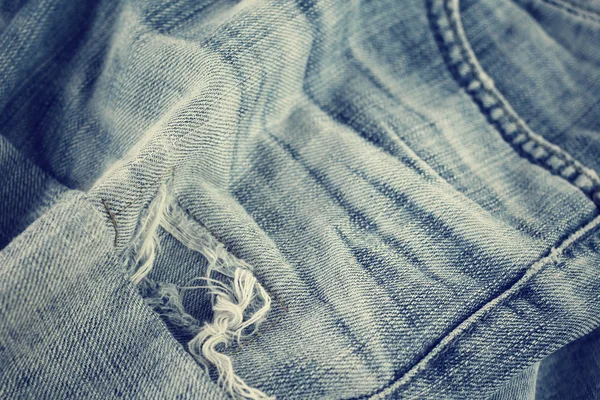 Bunt med jeans — Stockfoto