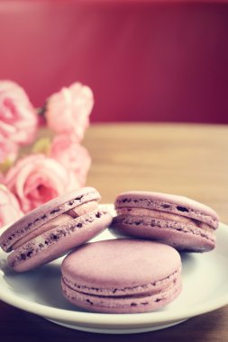 Yaban mersini macaroons Güllü 