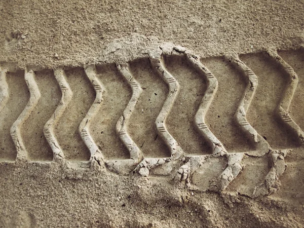 Wielsporen op de grond. — Stockfoto