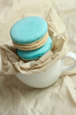 Mavi bademli kurabiye