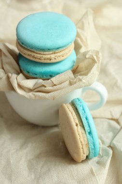 Mavi bademli kurabiye