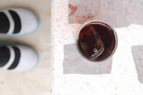 Selfie de cola con zapatos —  Fotos de Stock