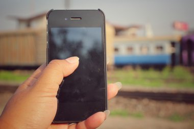 Demiryolu fotoğrafını çekin