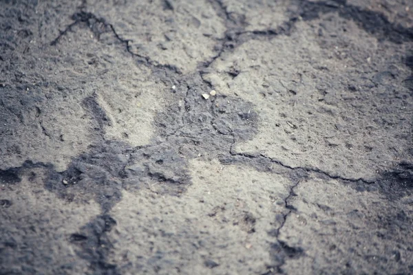 Cracks on the road — Stock Photo, Image