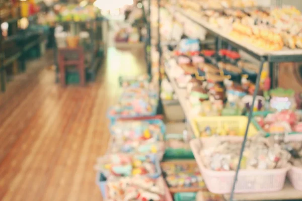 Desfocado de mercado — Fotografia de Stock