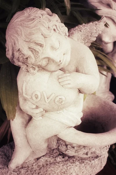 Vintage cupid sculpture — Stock Photo, Image