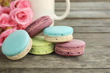 macaroons renkli
