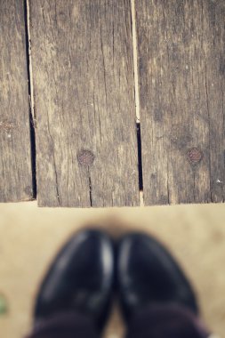 Selfie tablo ile ayakkabı