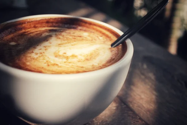 Latte kahve. — Stok fotoğraf