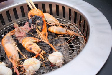 ızgara deniz ürünleri - Japon tarzı