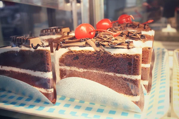 Chocolate cakes — Stock Photo, Image