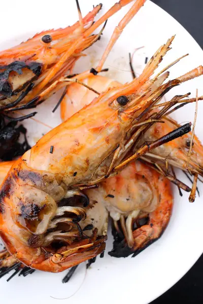 Grilled shrimp — Stock Photo, Image
