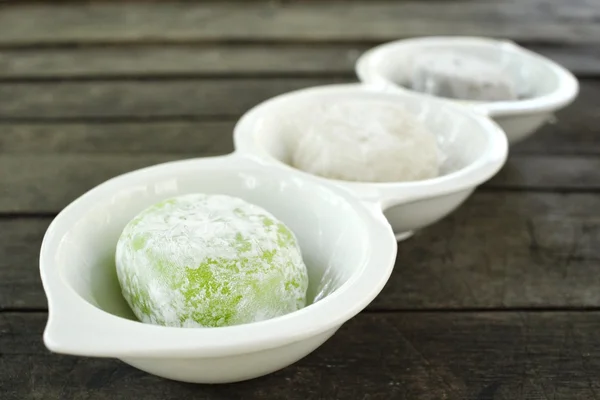 Mochi postre japonés — Foto de Stock