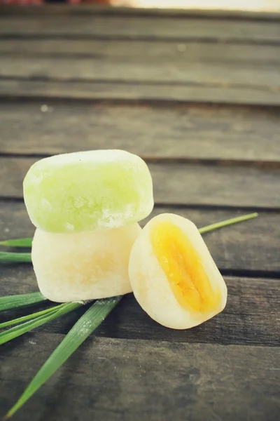 Mochi postre japonés — Foto de Stock