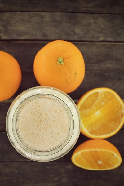 Orangen-Smoothie — Stockfoto