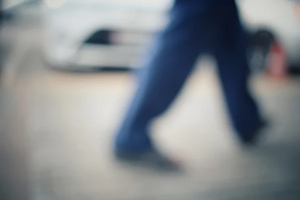 Blurred of walking — Stock Photo, Image