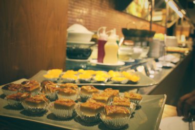 Restoran gıda ile bulanık