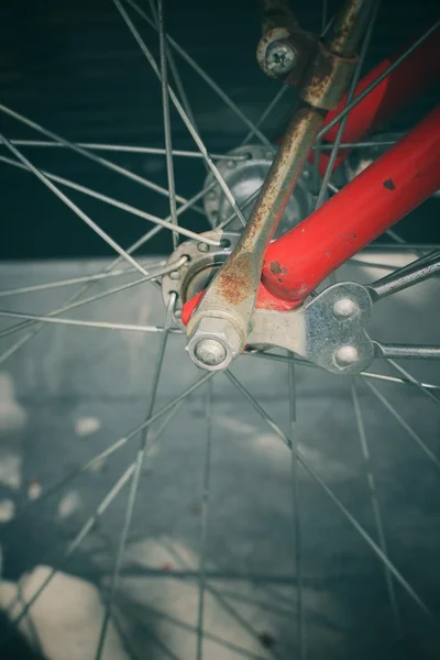 Roda de bicicleta vintage — Fotografia de Stock