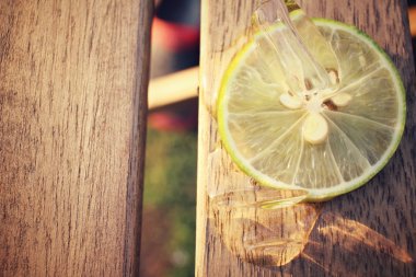dilim limon buz ile