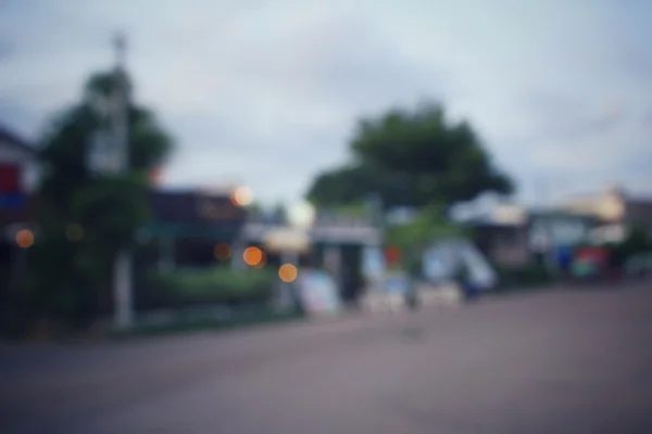 Embaçado de carro na cidade — Fotografia de Stock