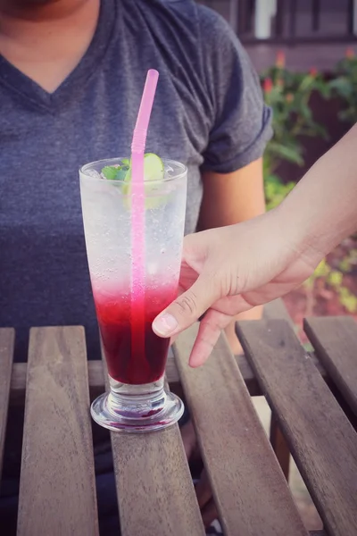 Strawberry drink — Stockfoto