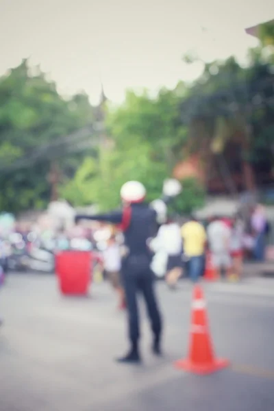 Blurred of people walking — Stock Photo, Image