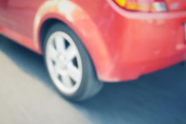 Blurred of wheel with tire — Stock Photo, Image