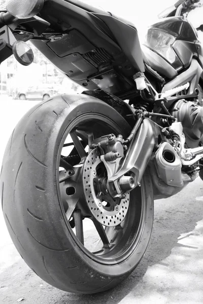 Motorcycles wheel — Stock Photo, Image