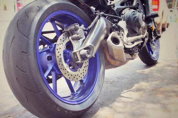 Motorcycles wheel — Stock Photo, Image