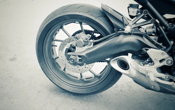 Motorcycles wheel — Stock Photo, Image