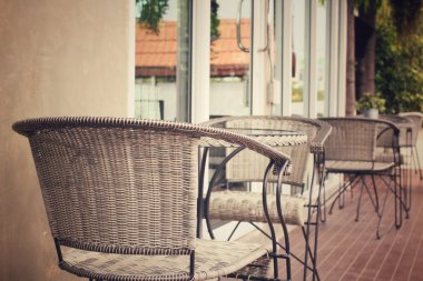 Restoranda sandalyeler