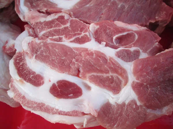 Rohes Schweinefleisch — Stockfoto