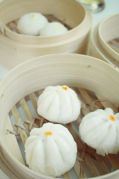 Chinese bun - dim sum — Stock Photo, Image