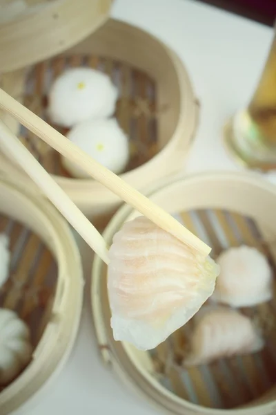 Pão chinês - dim sum — Fotografia de Stock