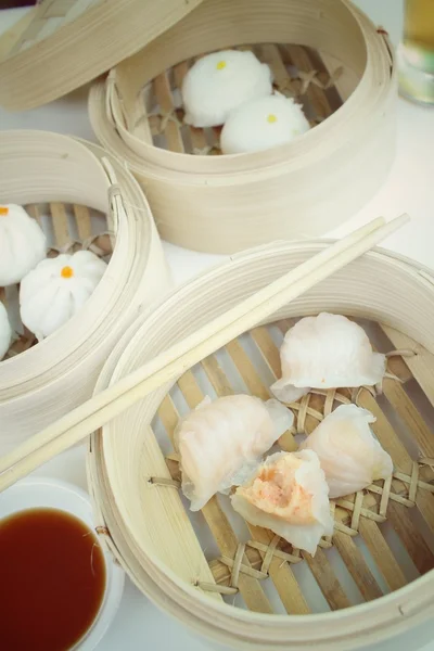 Pão chinês - dim sum — Fotografia de Stock