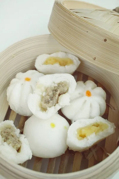 Chinese bun - dim sum — Stock Photo, Image