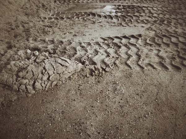 地面に車輪がついています. — ストック写真