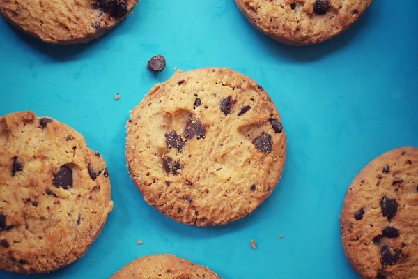 Chocolate chip cookies — Stock Photo, Image