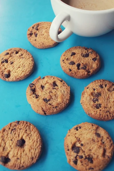 Galletas con chips de chocolate — Foto de Stock