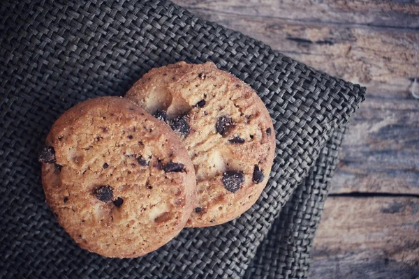 Chocolate chip cookies — Stock Photo, Image