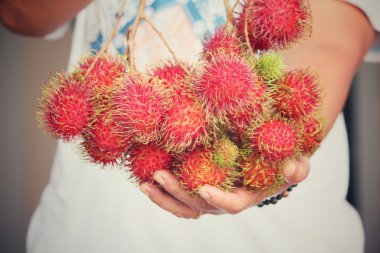 Tatlı meyve rambutan