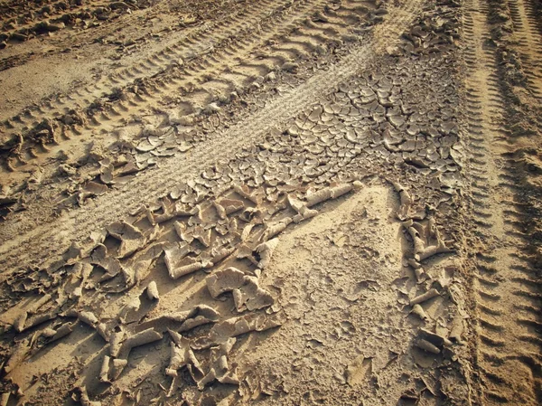 Kuru toprak kırık — Stok fotoğraf
