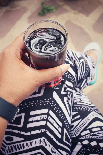 Selfie de cola com sapatos — Fotografia de Stock