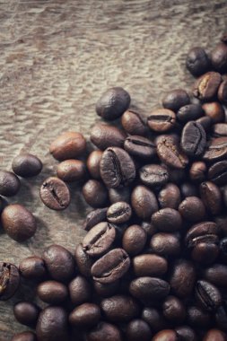 Kavrulmuş kahve çekirdeği.