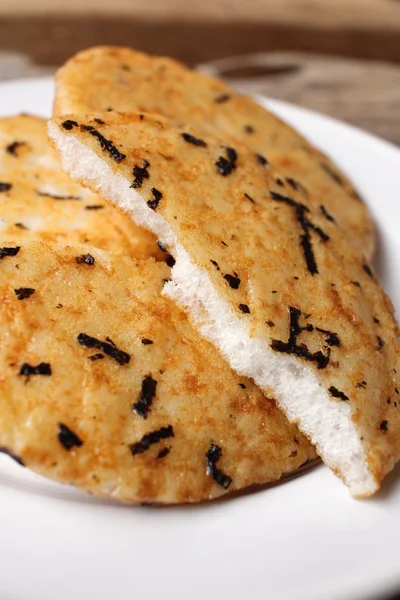 Mellanmål senbei ris kaka japanska — Stockfoto