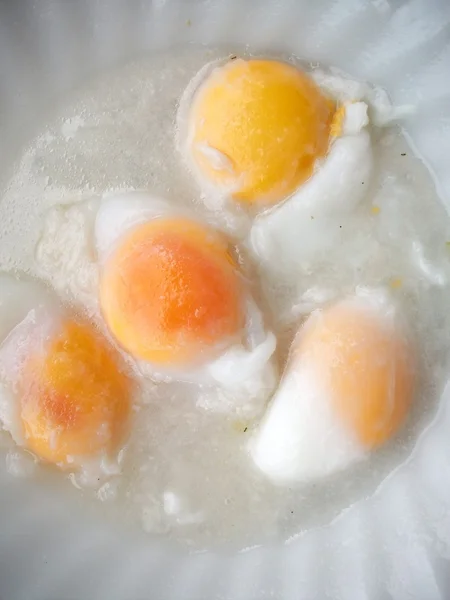 Makanan penutup telur. — Stok Foto