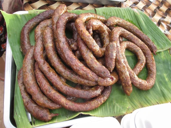 BBQ sausages — Stock Photo, Image