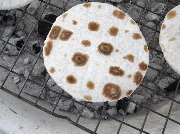 Indian naan bread — Stock Photo, Image