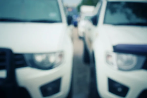 Auto auf Straße verwischt — Stockfoto