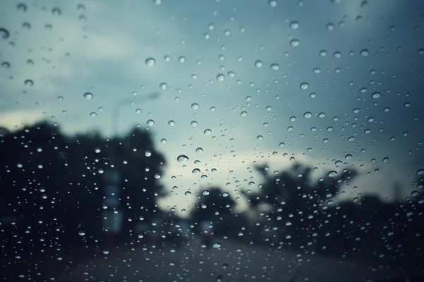 Goccia d'acqua con strada — Foto Stock